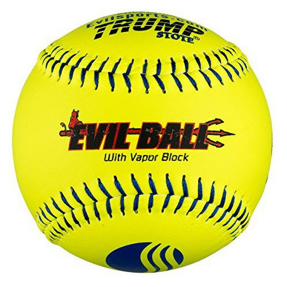 1 Dozen Evil Ball USSSA 12" Softballs - 40cor/.325 Compression (MP-Evil-CLAS-Y-2) Classic M