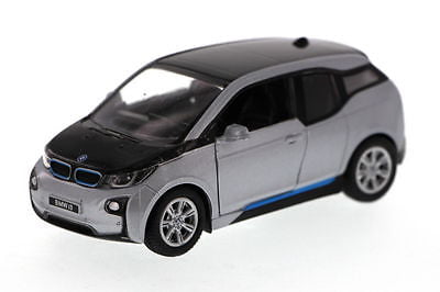 Set of 4 Brand New 5" Kinsmart BMW i3 Diecast Model Toy Car 1:32 Pull Action 