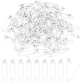 thumbnail image 1 of 100 imperdibles blancos de 2,5 cm (1 pulgada), imperdibles de colores, alfileres de costura a granel para manualidades, confección de ropa y marcadores de punto de punto (blancos)., 1 of 9