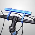 thumbnail image 2 of Yuarrent Barra de extensión para bicicleta de 10/20cm, barra extensora para manillar de bicicleta de montaña o carretera, soporte para velocímetro, Ciclismo Azul 20 cm Yuarrent OD2865-09B, 2 of 5