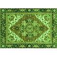 thumbnail image 1 of Ahgly Company Indoor Rectangle Persian Green Traditional Area Rugs, 7' x 9', 1 of 4