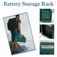 thumbnail image 2 of Battery Storage Rack for 18V Lithium Batteries, 4/6 Seats, PC Material, 2 of 7