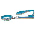 thumbnail image 3 of Zack & Zoey Nylon Brite Stripe Dog Collar, 18 to 22-Inch, Bluebird, 3 of 5