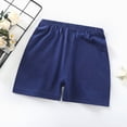 thumbnail image 2 of KPOPLK Baby Boy Shorts Cotton Pull On Baby Shorts Infant Boy Clothes Summer Casual Elastic Waist with Pocket 3 6 9 12Months 2T 3T 4T Size 2-3 Years,Dark Blue, 2 of 7