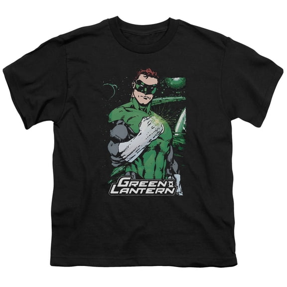 Justice League Of America Men's  Fist Flare T-shirt Black