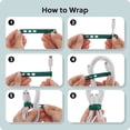 thumbnail image 6 of U Brands 6ct Silicone Cord Bands for Chargers and Tech Accessories, Urban Bloom Colors, 6 of 10