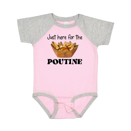 

Inktastic Just Here for the Poutine Gift Baby Boy or Baby Girl Bodysuit