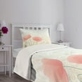 thumbnail image 3 of Ambesonne Pastel Quilted Bedspread Set 2 Pcs, Wild Poppy Blooms Rural, Twin Size, Multicolor, 3 of 5