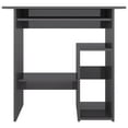 thumbnail image 2 of vidaXL Desk High Gloss Grey 80x45x74 cm Engineered Wood, 2 of 4