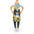 thumbnail image 2 of Carolines Treasures DAC6103APRON 30 x 27 in. Japanese Chin in Sunflowers Apron, 2 of 5