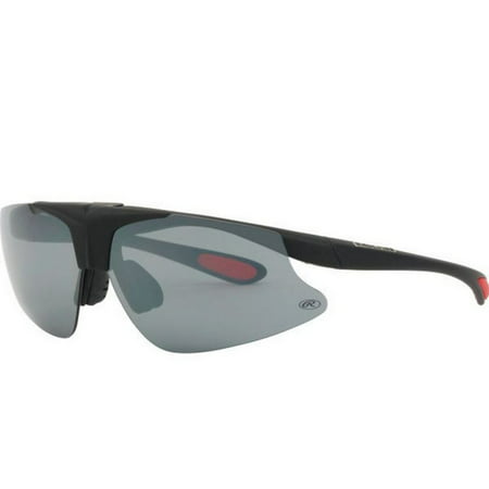 Rawlings Flip Sunglasses Mens Adult Baseball Wrap Adult Shades Black (Best Baseball Flip Up Sunglasses)