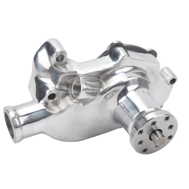 Bomba de Agua Corta de Alto Volumen Bomba de Agua de Motor de Flujo de Agua Grande con Patrón de Perno Doble Antidesgaste de Aluminio para SBC V8 283 327 350 1955 a 1985 ANGGREK Otros