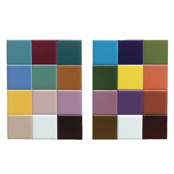 Mayco Stroke & Coat Wonderglaze Non-Toxic Glaze Set - B, 2 oz Bottle, Assorted Color, Set of 12
