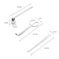 thumbnail image 4 of yuksok 3 Piece Candle Snuffer Candle Wick Trimmer Wick Dipper Stainless Steel Tools Kit Medium, 4 of 7