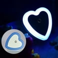 thumbnail image 6 of Heart Shaped LED Night Light Plug In with Dusk to Dawn Sensor, Soft Warm Glow, Auto On/Off, Energy Saving for Bedroom, Nursery, Hallway, Kids, and Baby Room, Multiple Colors, 6 of 6