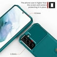 thumbnail image 6 of Samsung Galaxy S21 Wallet Case, Dteck Heavy Duty Hard Silicone Shockproof Case Magnetic Flip Leather Card Holder Protective Cover For Samsung Galaxy S21 6.2 inch, Green, 6 of 8