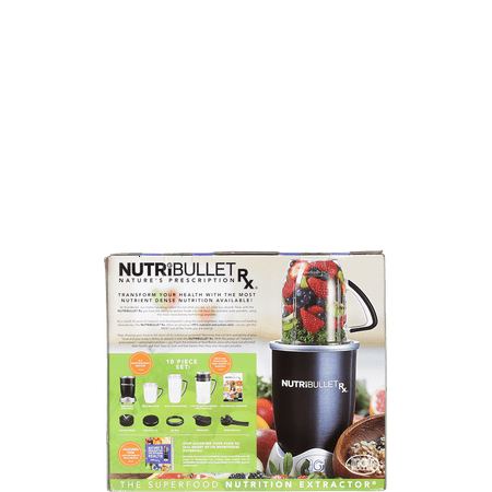 nutribullet Rx 1700 Watt Personal Blender N17-1001 – Black - Black