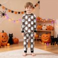 thumbnail image 4 of NOLDARES Kids Pajamas for Girls Cotton Sleepwear Toddler Clothes Halloween Outfit, 4 of 8