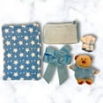 thumbnail image 3 of Newborn Baby Boy Gift Basket with Fleece Blanket, Teddy Bear, Washcloths, Bathtime Accessory, 3 of 3