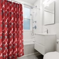 thumbnail image 4 of College Covers NCAA Licensed Shower Curtain, 72" x 70", 4 of 5