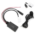thumbnail image 3 of Bluetooth 5.0 AUX Cable Audio Adapter with Microphone Handsfree Replacement for A4 B7 TTs TT A8 R8 A3, 3 of 5