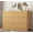 Fluted Wood, variant on Fluted 6 Drawers Dresser, Wide Modern Chest of Drawers, Curved Profile Design, Dresser TV Stand, Wood Drawer Organizer for Bedroom, Living Room, Hallway