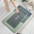thumbnail image 1 of Feltree Diatomaceous Earth Bath Mat 16x24 Inch Super Absorbent Fast Drying Non-Slip Bathroom Rug for Floor, Thin Bath Mat for Bathtub & Vanity, Easy Clean, 1 of 8