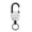 A, variant on 1 Pack Heavy Duty Badge Reel with 23.6" Steel Cord – Retractable Keychain & ID Holder, Durable Metal Belt Clip Lanyard Reel for Keys, Badges & Outdoor Work (Khaki)