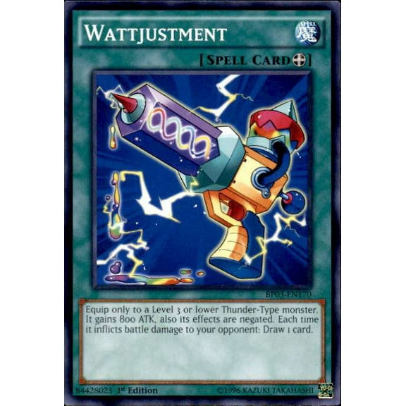 YuGiOh Battle Pack 3 Monster League Common Wattjustment BP03-EN170