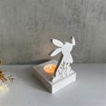 thumbnail image 4 of Rabbit Candle Holder Mold Rabbit Kiss Butterfly Candlestick Mould, 4 of 5