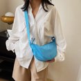 thumbnail image 3 of Bolsos Hombro para Mujer Bolsos Cruzados Nailon Media Bolsos Mano para Niñas (azul), 3 of 9