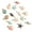 Multicolor, variant on Jiaroswwei 15 Pcs/Set Unisex Jewelry Accessory Shell Conch Starfish Pendant for Necklace Bracelet