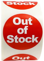 500 Round Retail Store/Flea Market Multi Purpose Adhesive Sticker Labels Tags 