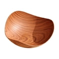 thumbnail image 3 of Plato de frutas secas de imitación de madera, decorativo, rústico, bandeja para servir frutas, aperitivos, pasteles, decoración de mesa para el hogar. Marrón claro, 3 of 8