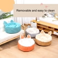 thumbnail image 3 of Dengjunhu Cat Bed Keep Warm Comfortable Pet House Puppy Round Cushion Bed Pet Supplies, 3 of 7
