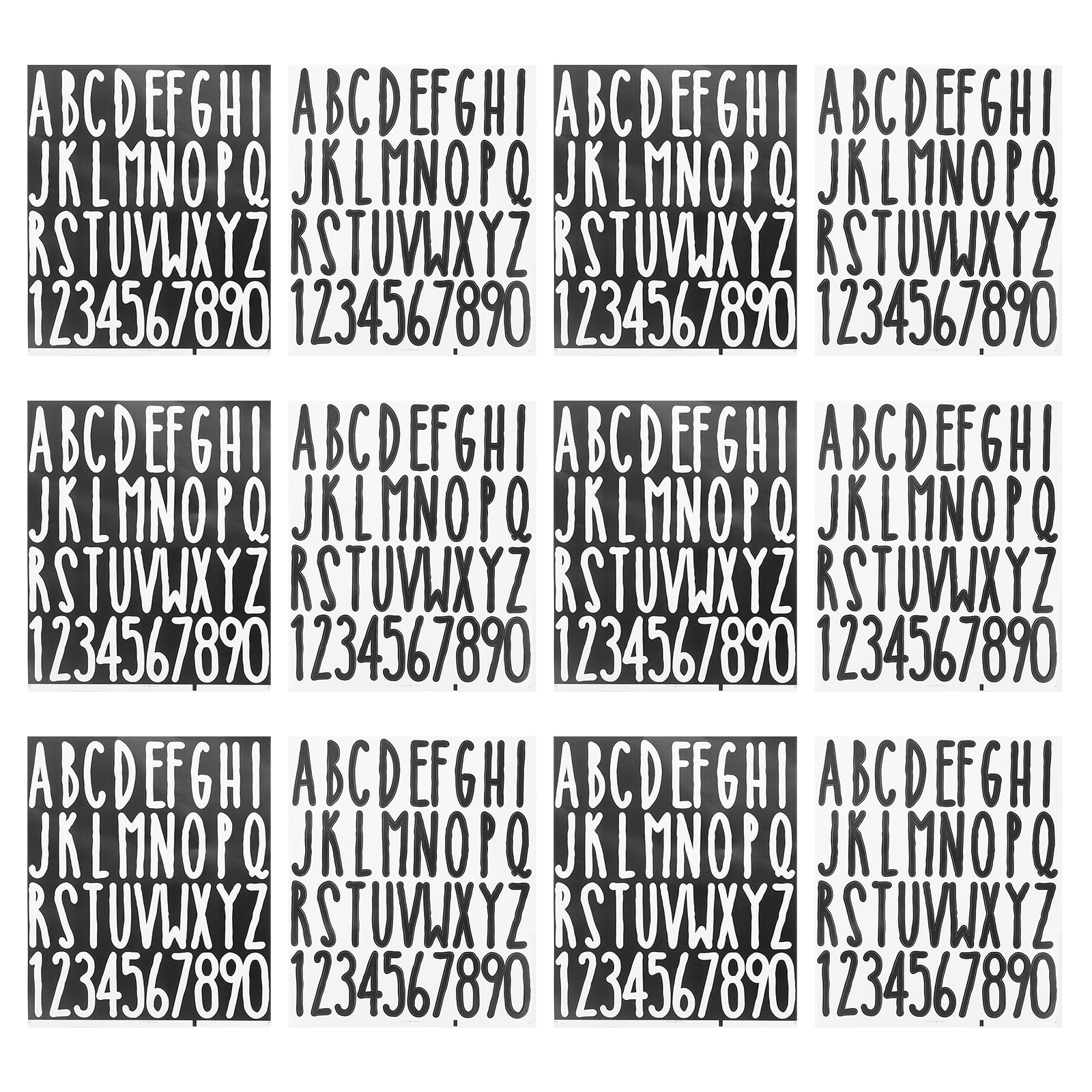 Stickers Letter Number Sticker Numbers Letters Mailbox Alphabet Vinyl Scrapbooking Labels