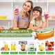 thumbnail image 4 of Tetera de frutas de 5,3 l, dispensador de bebidas transparente para nevera, hervidor frío (verde claro) Hugtrwg Libre de BPA, 4 of 9