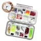 thumbnail image 4 of Caja de herramientas de pesca impermeable, organizador portátil de aparejos, caja de accesorios para cebos, verde militar mediano, 4 of 5