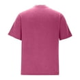 thumbnail image 5 of S-5X Mens Big & Tall T-Shirts with Pocket Plus Size Short Sleeve T Shirts Button Stand Collared Pullover Casual Solid Basic Tees Tops, 5 of 6