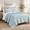 Baby Blue-Full/Queen, variant on Ton Quilt Set Size Denim Blue Pre-washed Bedspreads Coverlet In Geometric Pattern Cozy Lightweight Stdecorative Bedding Cover Wit