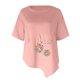 thumbnail image 4 of Blusa con bolsillo y estampado de solapa con botones de manga larga informal para mujer Pompotops hfajkhk137117, 4 of 4