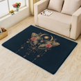 thumbnail image 2 of Butterfly Rugs for Girls Bedroom - Butterfly Rug & Home Decor, Floral Moth Rugs for Entryway, Washable Rugs, 3x5 Area Rug, Non Slip Soft Indoor Door Mat, Girls Aesthetic Carpet & Room Decorations, 2 of 7