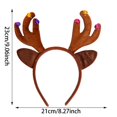 thumbnail image 2 of Christmas Headband for Children Reindeer and Ear Hair Accessories Festive Dressing Props for Holiday Celebrations, 2 of 5