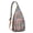 Artistic Earthy, variant on Hippie Waterproof Sling - Lightweight Crossbody Pack with Boho Patterns