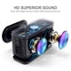 thumbnail image 2 of Altavoz Bluetooth DOSS SoundBox Plus con sonido superior, Bluetooth 5.0, emparejamiento estéreo inalámbrico, micrófono incorporado, tiempo de reproducción de 20 horas, portátil para senderismo, playa,, 2 of 5