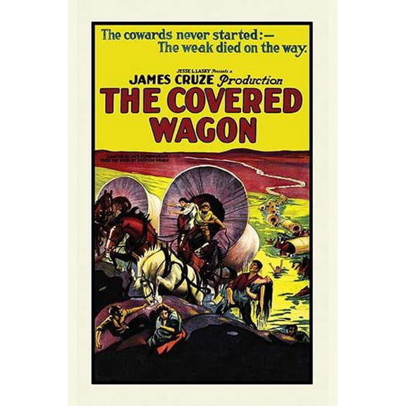 The Covered Wagon-Fine art canvas print (20" x 30")