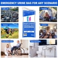 thumbnail image 2 of GuardWee 24 Pack 700ML Disposable Urine Bags, Unisex Portable Travel Urinal with Absorbent Gel, Leakproof for Car Trips, Camping and Outdoor Use, 2 of 7