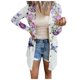 thumbnail image 2 of Puntoco - Abrigo estampado a la moda para mujer, cárdigan de manga larga, blusa informal holgada, tops, liquidación Puntoco Puntoco-580, 2 of 6