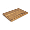thumbnail image 3 of Brooklyn Cutting Board for Kitchen with Holder – Acacia Wood Cutting Board with Juice Groove & Hand Grip – Chopping Boards, Small Wooden Cutting Board, Meat & Vegetable Cutting Board, 3 of 3