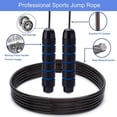 thumbnail image 4 of Cuerda para saltar, cuerda para saltar ajustable, rodamientos de bolas de acero, asas antideslizantes y cable ajustable para niños, adultos, cuerda para saltar Sailing  Electrónica, 4 of 5